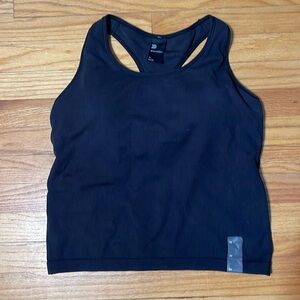 NWT Women’s black All In Motion racer back tank with shelf bra - size 3x